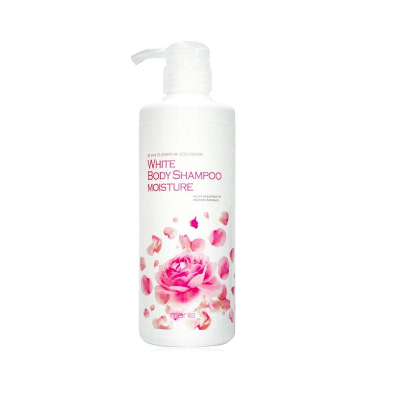 Sữa tắm trắng da hương hoa hồng Manis White Body Shampoo Rose 450ml (Nhật) 