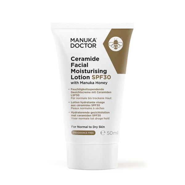  Sữa dưỡng ẩm chống nắng Manuka Doctor Ceramide Moisturising Lotion SPF30 50ml (UK - Anh Quốc) 