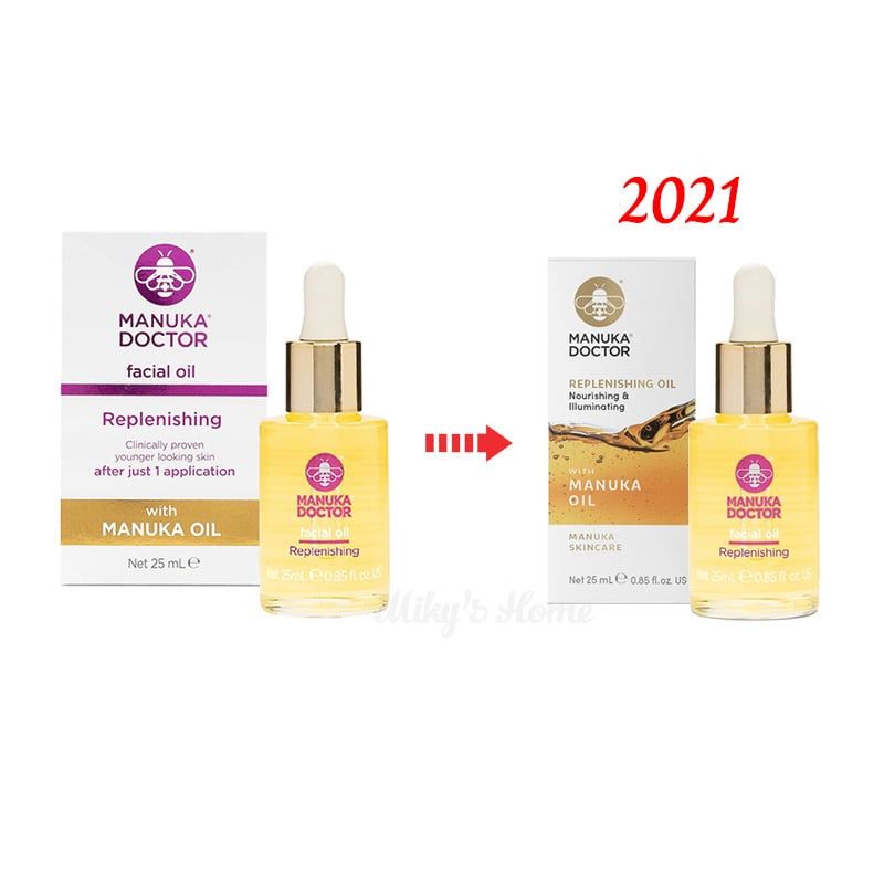  Dầu dưỡng da mặt Manuka Doctor Skincare Replenishing Facial Oil 25ml (UK - Anh Quốc) 