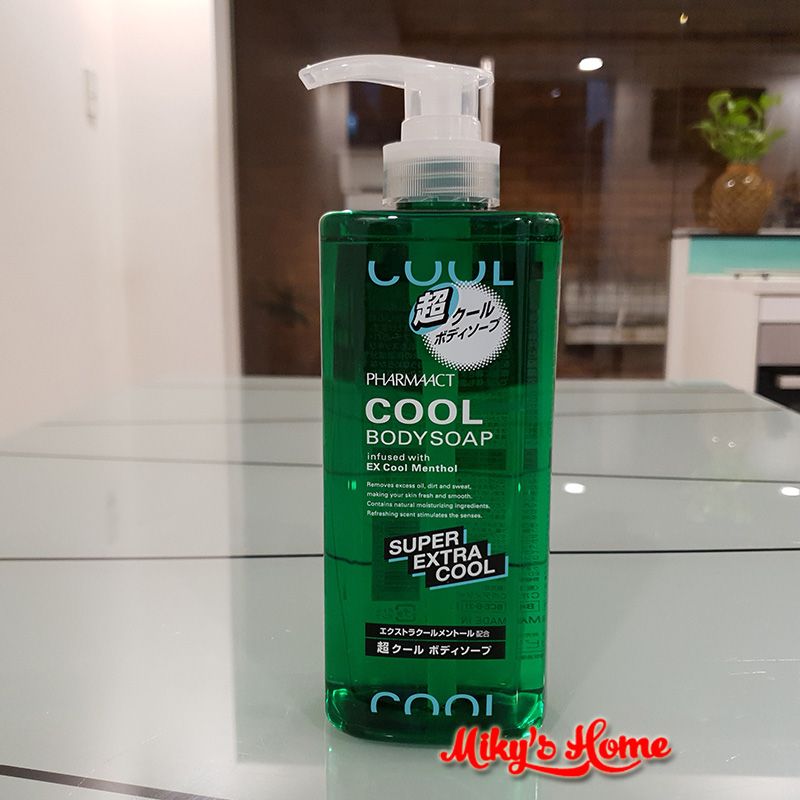  Sữa tắm bạc hà siêu mát lạnh Pharmaact Super Extra Cool Body Soap 600ml (Nhật) 