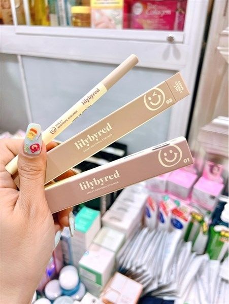 LILYBYRED_Chì Kẻ Bọng Mắt Smiley Aegyosal Eyeliner Hai Đầu #02 0.32g