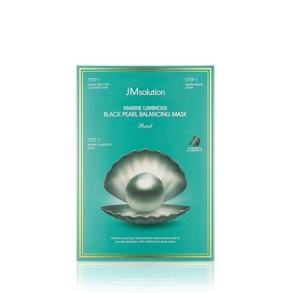 JM SOLUTION_Mặt Nạ Giấy Marine Luminous Black Pearl Mask