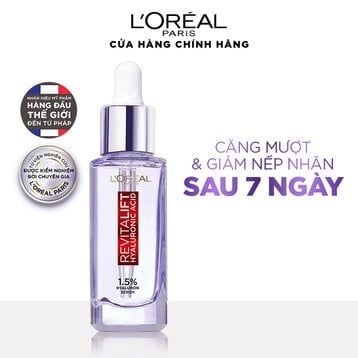 L'OREAL_Tinh Chất Revitalift Hyaluronic Acid Cấp Ẩm Sáng Da 30ml