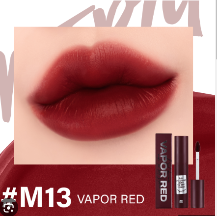 MERZY_Son Kem Lì Noir In The Mellow Tint #M13 Vapor Red