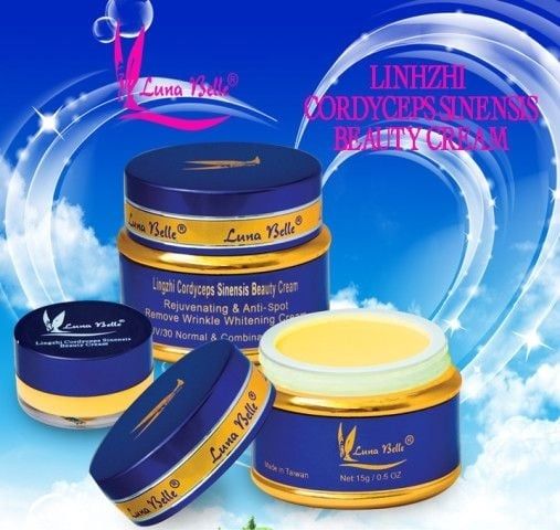 Kem Dưỡng Trắng Da, Xóa Nám, Linh Chi, Đông Trùng Hạ Thảo Luna Belle