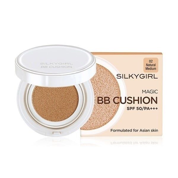SILKYGIRL_PHẤN TƯƠI MAGIC BB CUSHION 02 NATURAL MEDIUM 15G