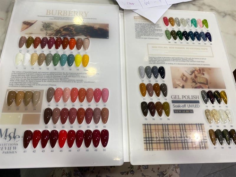 Nail_Sơn Gel Burberry Các Màu