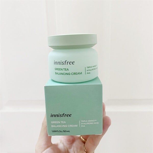 INNISFREE_Kem Dưỡng Dưỡng Ẩm Green Tea Balancing Cream 50ml