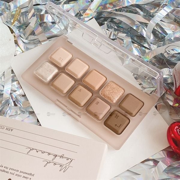 LILYBYRED_Bảng Phấn Mắt Mood Keyboard #01 Ash Cinnamon