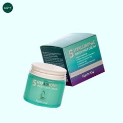 kem dưỡng cấp ẩm sâu Farmstay Hyaluronic 5 Water Drop Cream 80ml