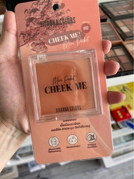 SIVANNA_Phấn Má Hồng Cheek Me Mini Pocket #02