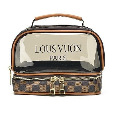 Túi Đựng Mỹ Phẩm 2 Tầng LV