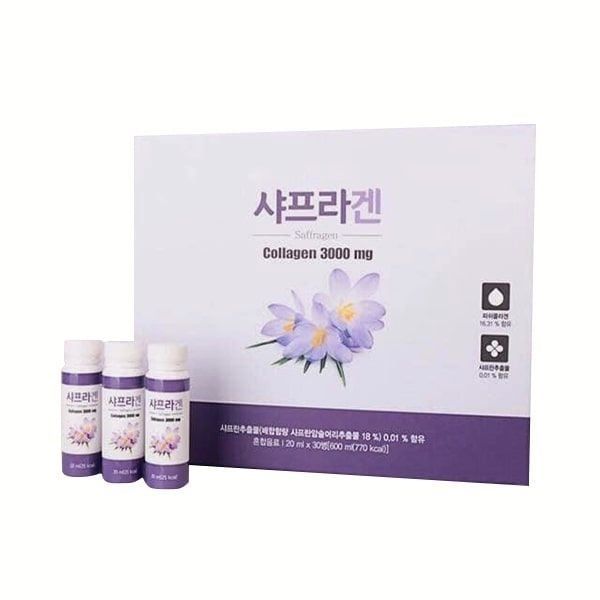 SAFFRAGEN_Nước Uống Nhụy Hoa Nghệ Tây Saffron Collagen 3000mg