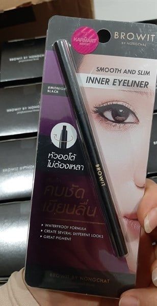 BROWIT_Kẻ Viền Mắt Trong Dạng Sáp Màu Đen Midnight Black 0.1g