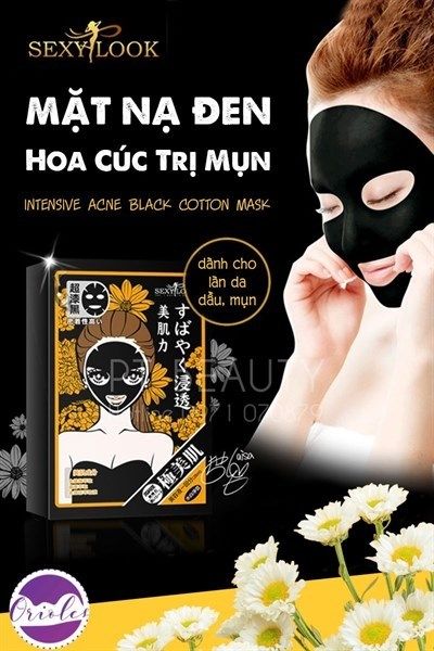 SEXYLOOK_Mặt Nạ Đen Hoa Cúc Giảm Mụn Sáng Da 28ml