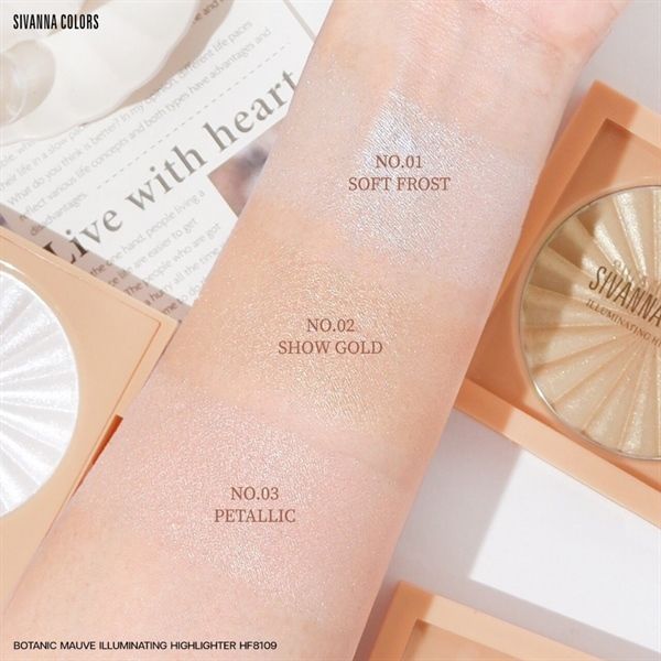 PHẤN BẮT SÁNG SIVANNA COLORS 02