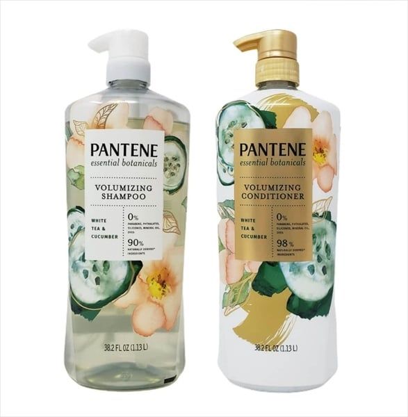 DẦU GỘI PANTENE ESSENTIALS BOTANICALS WHITE TEA & CUCUMBER 1.13L