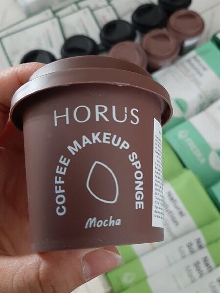 MÚT TRANG ĐIỂM HORUS COFFEE MAKEUP SPONGE MOCHA