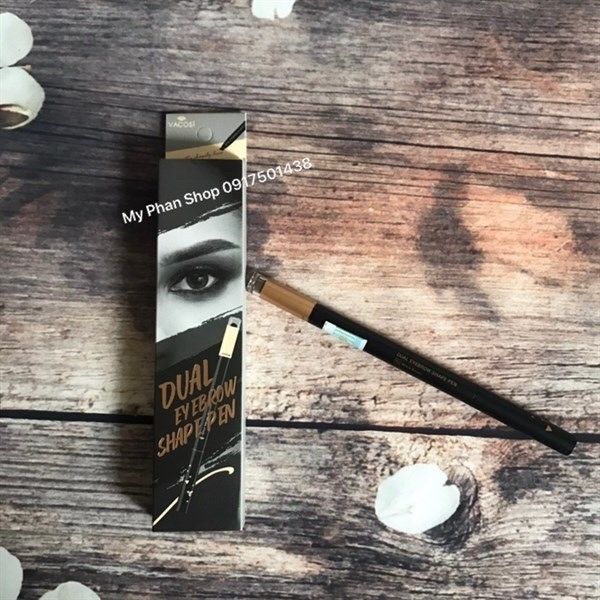 CHÌ MÀY VACOSI ĐỊNH HÌNH ĐA NĂNG 05 NÂU TỰ NHIÊN 5ML ALL-IN-ONE DUAL EYEBROW SHAPE PEN #05 NATURAL BROWN