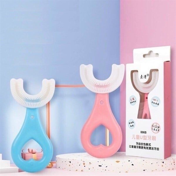 Bàn Chải Đánh Răng Hình Chữ U Cho Bé