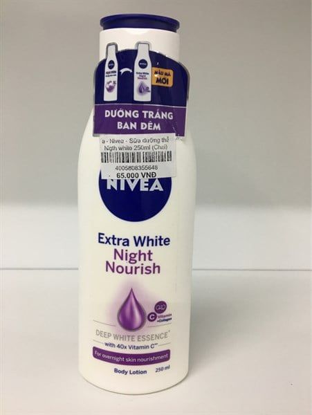 NI_Nivea_Sữa Dưỡng Thể Dưỡng Trắng Ban Đêm 250ml