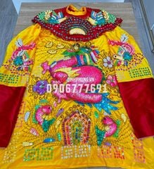 Áo mặc nổi đính cườm (bà Chúa Xứ, Tam Tòa Thánh Mẫu) - Mã: MNC
