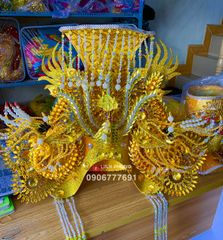 Mão 2 rồng 1 phụng đuôi bình toàn màu (ni50, ni60) - Mã: 2R1PBTM