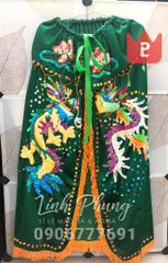 Áo choàng rồng phụng vải nhung kết cườm (60cm - 1m8) - Mã: CRP6