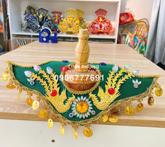 Xay cổ cứng 2 phụng (tượng cao từ 20cm - 60cm)