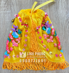 Áo choàng rồng phụng vải nhung kết cườm (20cm - 50cm) - Mã: CRP