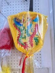 Quạt thêu rồng phụng- Mã: QTRP