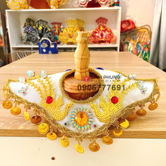 Xay cổ cứng 2 phụng (tượng cao từ 20cm - 60cm)