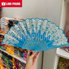 Quạt 5 Mẹ Ngũ Hành/Cô Chín/Chúa xứ/Địa mẫu