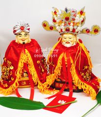 Áo choàng cho tượng ông Thần Tài hoặc Thổ Địa (loại nhung) Mã: ATDN