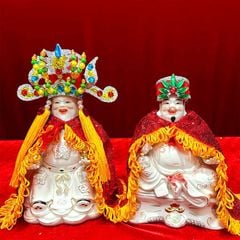 Combo áo mão Thần Tài Thổ Địa ngũ sắc - Size: 10 - 20