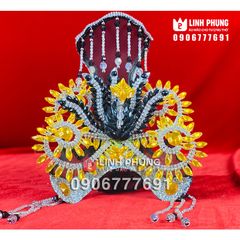 Combo áo mão bà Địa Mẫu tượng cao 30cm, 40cm (Đen) - Mã: BNV