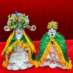 Combo áo mão Thần Tài Thổ Địa ngũ sắc - Size: 10 - 20