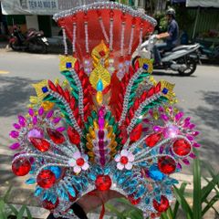 Combo áo choàng & mão bà tượng cao 50cm, 60cm - BNS