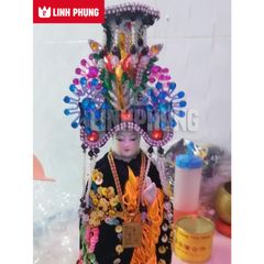 Combo áo mão bà Địa Mẫu tượng cao 20cm (Đen) Decor Decor Phòng Trang Trí Nhà Trang Trí