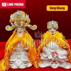 Combo áo mão Thần Tài Thổ Địa (Nhung) - Size: 10 - 22 Đồ trang trí  Decor Phòng Trang Trí Nhà