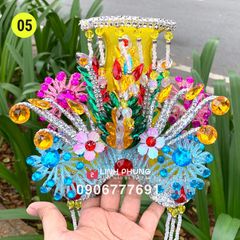 Mão bà Đia Mẫu - tượng cao 40cm (Ni 22cm) - Đen/Vàng