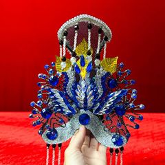 Combo áo mão bà Địa Mẫu tượng cao 30cm, 40cm (Đen) - Mã: BCN