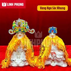 Combo áo mão Thần Tài Thổ Địa (Nhung) - Size: 10 - 22 Đồ trang trí  Decor Phòng Trang Trí Nhà
