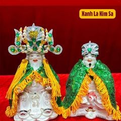 Combo áo mão Thần Tài Thổ Địa (Kim Sa) - Size: 10 - 22 Đồ trang trí  Decor Phòng Trang Trí Nhà