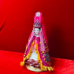 Combo áo nhung + mão Quan Âm hột (size tượng 20cm, 30cm, 40cm) - Mã: QAK, QAH Decor Decor Phòng Trang Trí Nhà Trang Trí