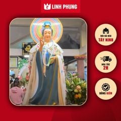 Áo choàng Quan Âm Tây Ninh (phía trước mẹ Linh Sơn) - Size: 1m6