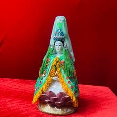 Combo áo nhung + mão Quan Âm hột (size tượng 20cm, 30cm, 40cm) - Mã: QAK, QAH Decor Decor Phòng Trang Trí Nhà Trang Trí