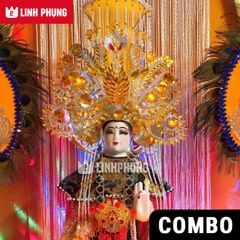 Combo áo choàng & mão bà tượng cao 50cm, 60cm - BTM Decor Decor Phòng Trang Trí Nhà
