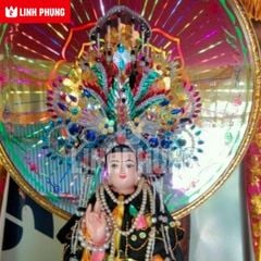 Mão Bà Địa Mẫu BTM, BNS - Tượng Size 1m2 Ni50 (Đen/Vàng)- Linh Phụng - Decor