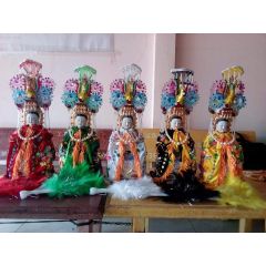 Combo 5 Mão Bà Ngũ Hành Nương Nương - Mẫu: BNS - Size tượng 30cm (Ni 18cm)